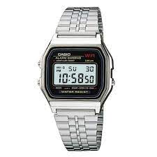 Vintage Silver Classic Digital Wrist Watch